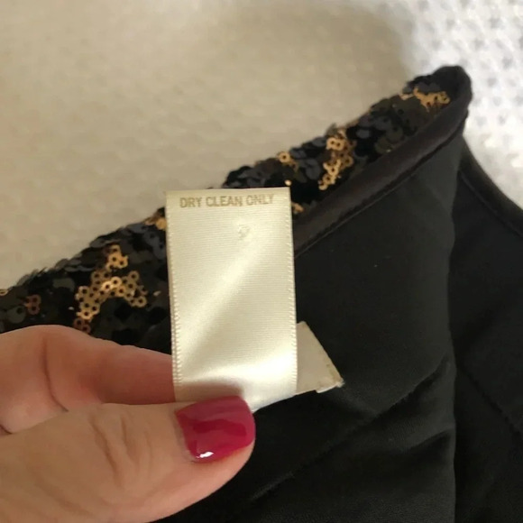 Cache Sequin Encrusted Pencil Lined Skirt New Day Event - Picture 9 of 9